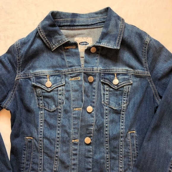 Old Navy Denim Jean Jacket Women's Size XS - Picture 2 of 11